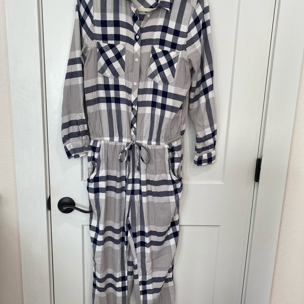 Plaid Jumpsuit - Picture 3 of 3